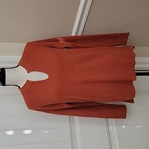Burnt orange sweater
